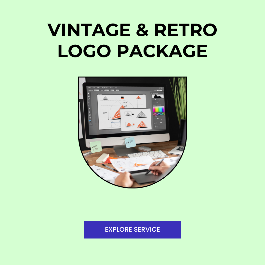Vintage & Retro Logo Package – A Nostalgic Design with Timeless Appeal
